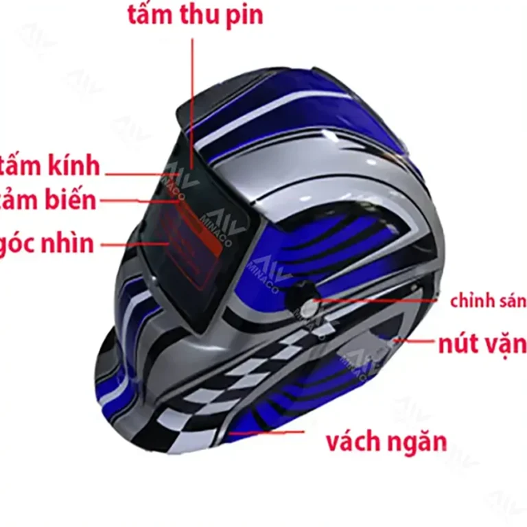 Mặt nạ hàn cảm biến ánh sáng điện tử W108